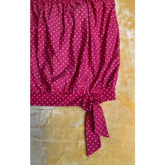 Polka Dot Tankini- Size 14 - Picture 3 of 4